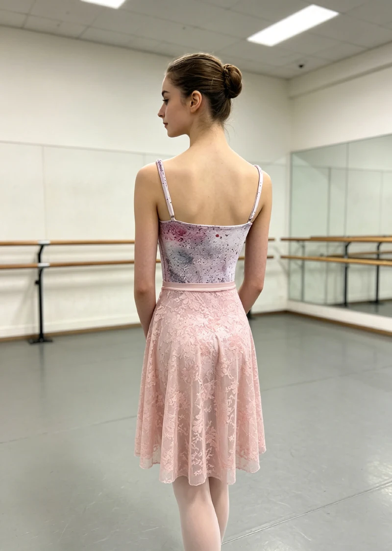 Ballett Tanzrock Frauen elegante Spitze Tanz Trikot Kleid Erwachsenen neuen Stil weißen Schwan Tanz Übungs rock – Detail 5
