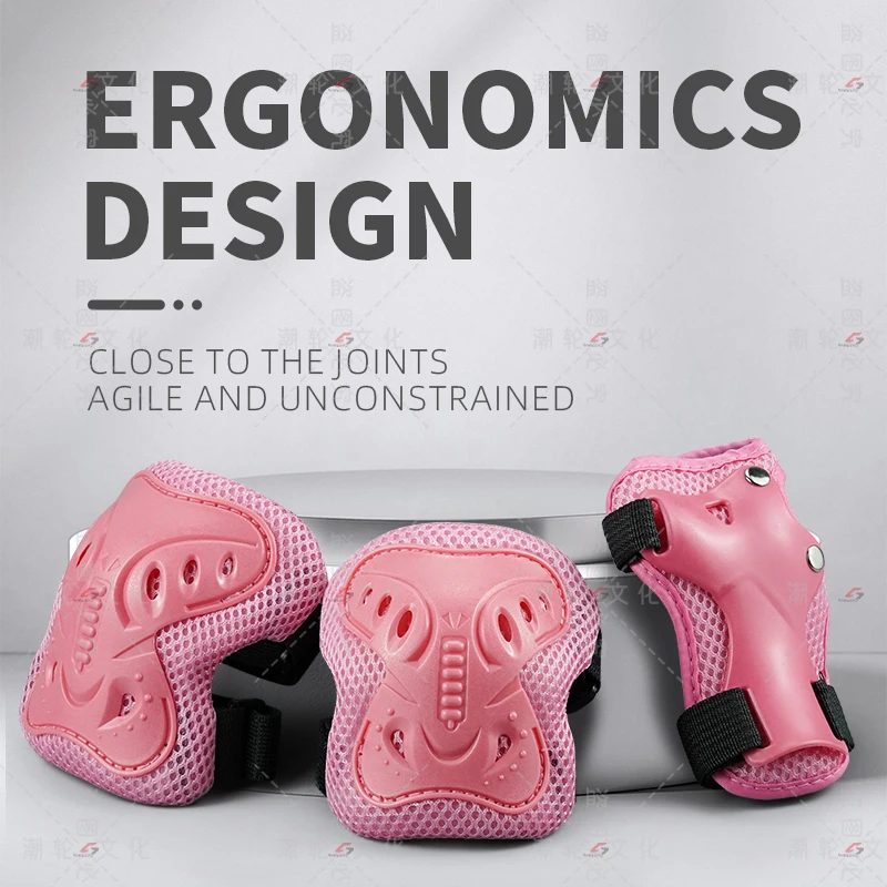 مجموعة معدات الحماية للأطفال وسادات الركبة للأطفال من سن 3 إلى 10 سنوات وسادة الركبة والكوع مع واقي المعصم 3 في 1 للتزلج وركوب الدراجات #5