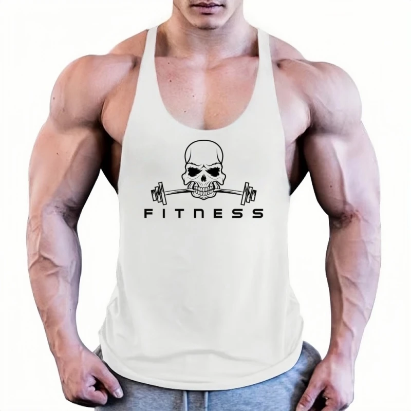 سترة سترينجر تانك للياقة البدنية للرجال، حزام حبال بظهر متسابق، مسامي ومضاد للعرق للتدريب على صالة الألعاب الرياضية الدائمة