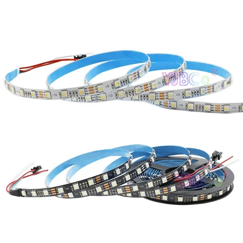 12V DC 5m addressable 4 in 1 RGBW RGBWW LED Strip 60leds/m SMD 5050 RGB White light pixle IC SK6812 Lamp Tape Smart Lights bar