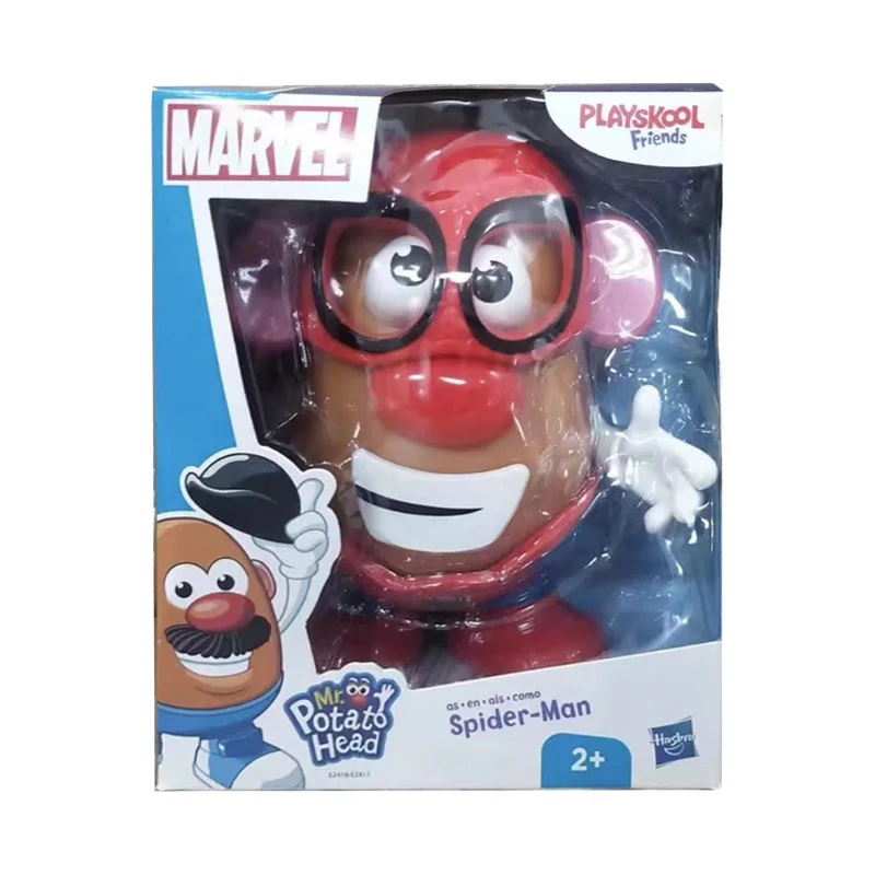 Hasbro Action Figure Playskool Friends Mr. Mrs. Potato Head Spiderman Doll Assembled Figures Collection Children Gifts Ornament