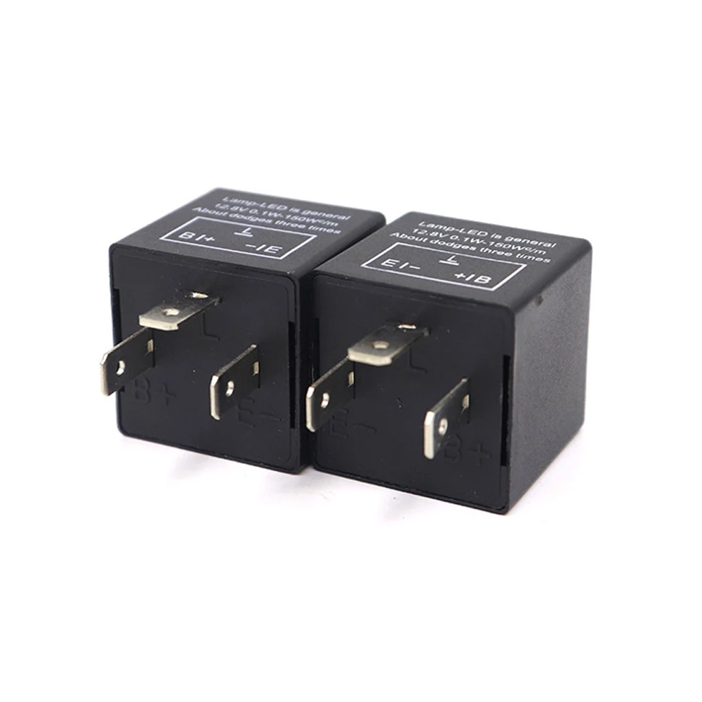 1 Set CF13 JL-02 Adjustable Frequency LED Turn Signal Flasher Relay for Cars and Motorcycles