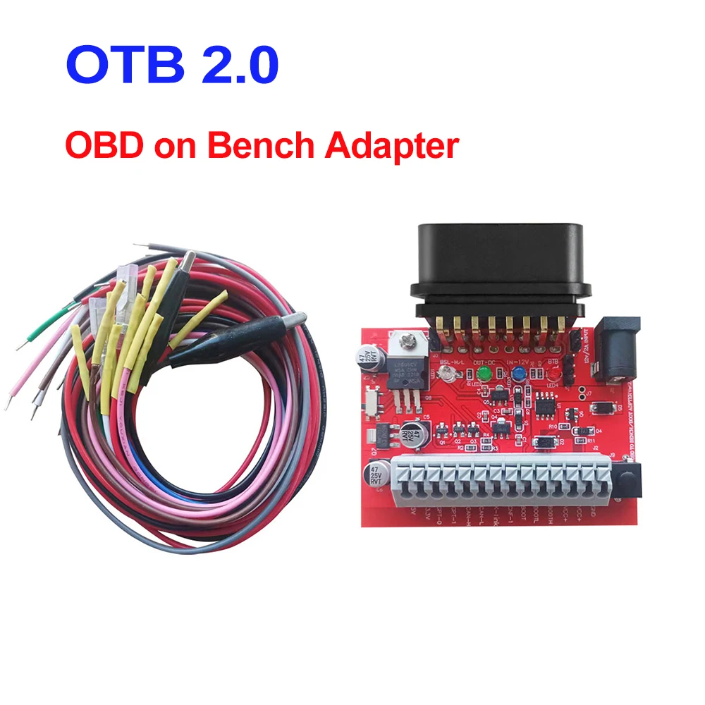 OTB 2.0 Adapter (OBD on Bench Adapter) for KT200 KT200II Tagflash ECU Programmer Tool OBD2