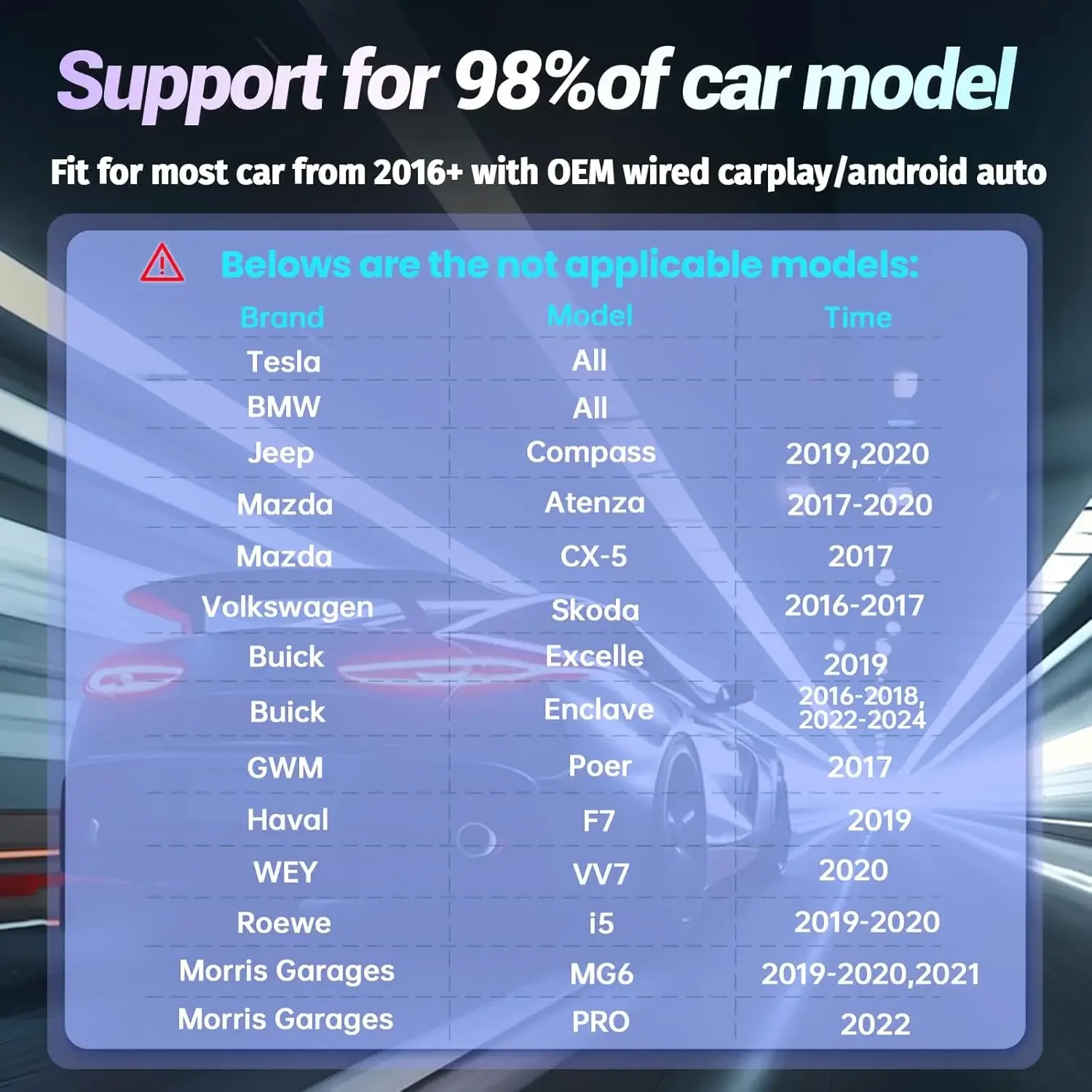 محول CarPlay اللاسلكي لهواتف iPhone، صندوق صغير سلكي إلى CarPlay اللاسلكي ونظام Android Auto، لنيسان أودي تويوتا مازدا شيفروليه كيا