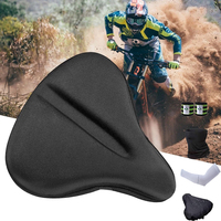 Bicycle Saddle Gel Cushion Cover Ergonomic design For Comfortable Exercise Bike Seat Pad Bike Cycling Riding Accessories Part