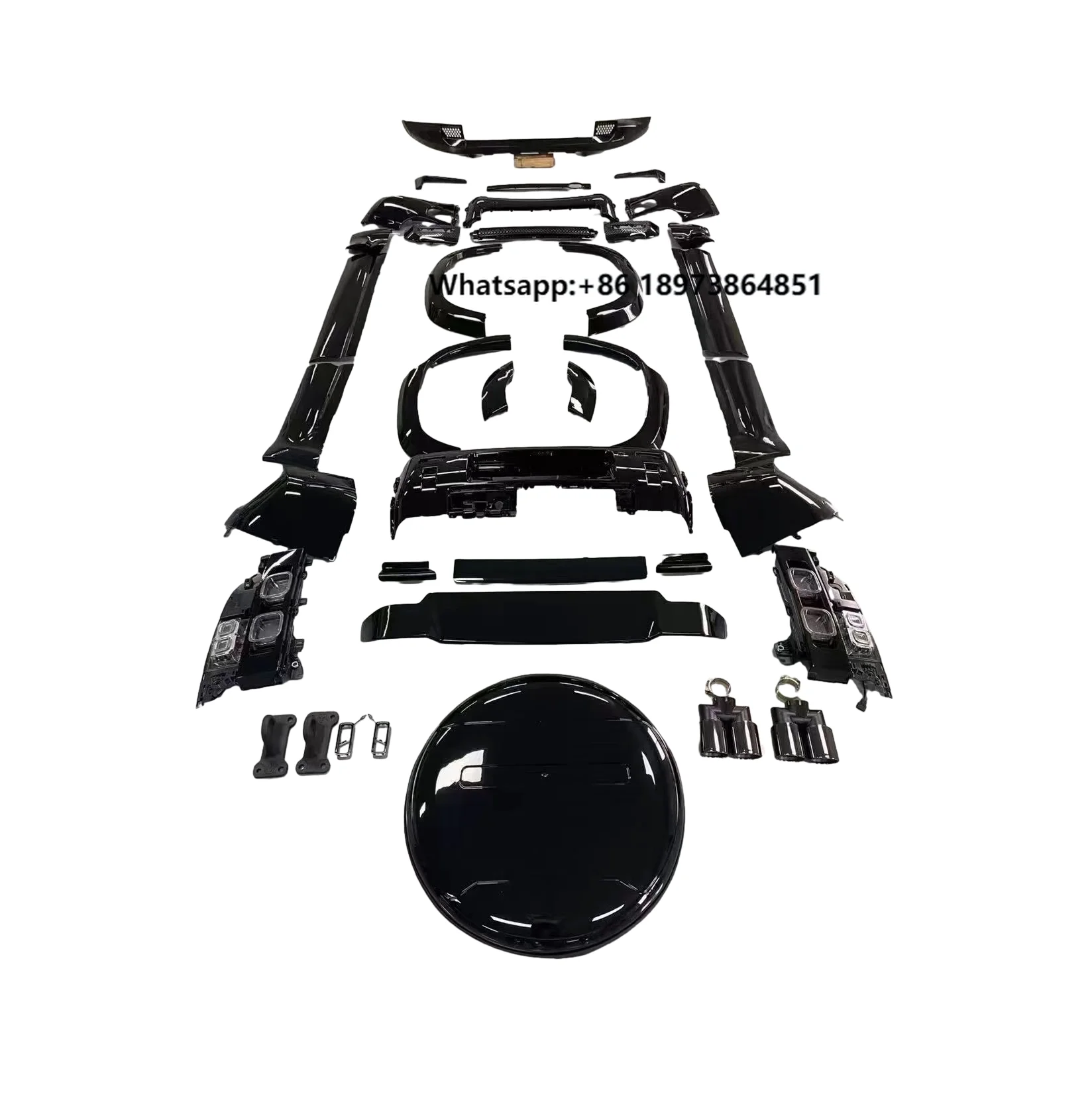 

Car Accessories for Land Rover Defender Accessories Black 700 Body Kits Front Car Bumpers Side Skirt