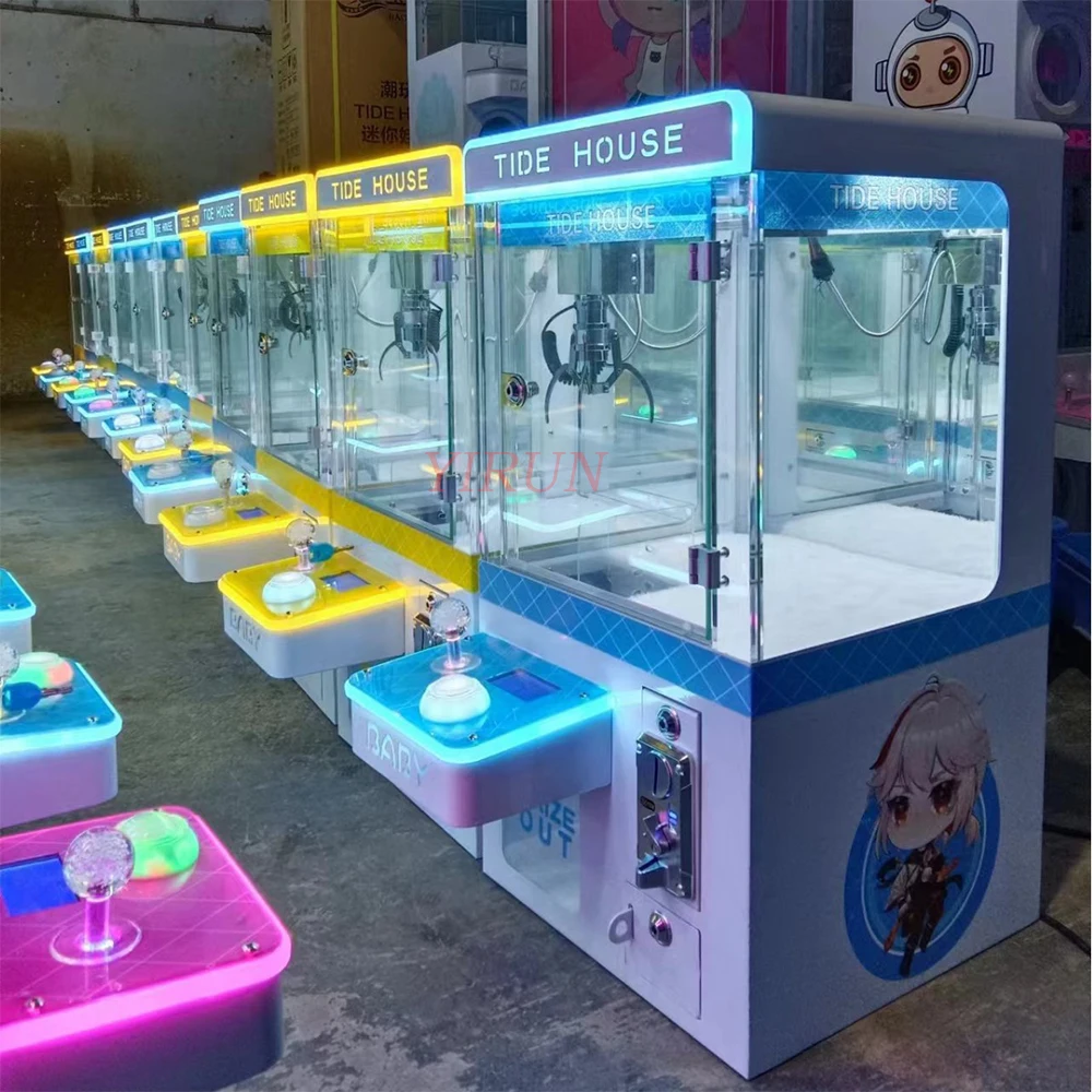 Factory Wholesale Custom Arcade Claw Machine Coin Operated Prize Grabber Doll Catching Machine