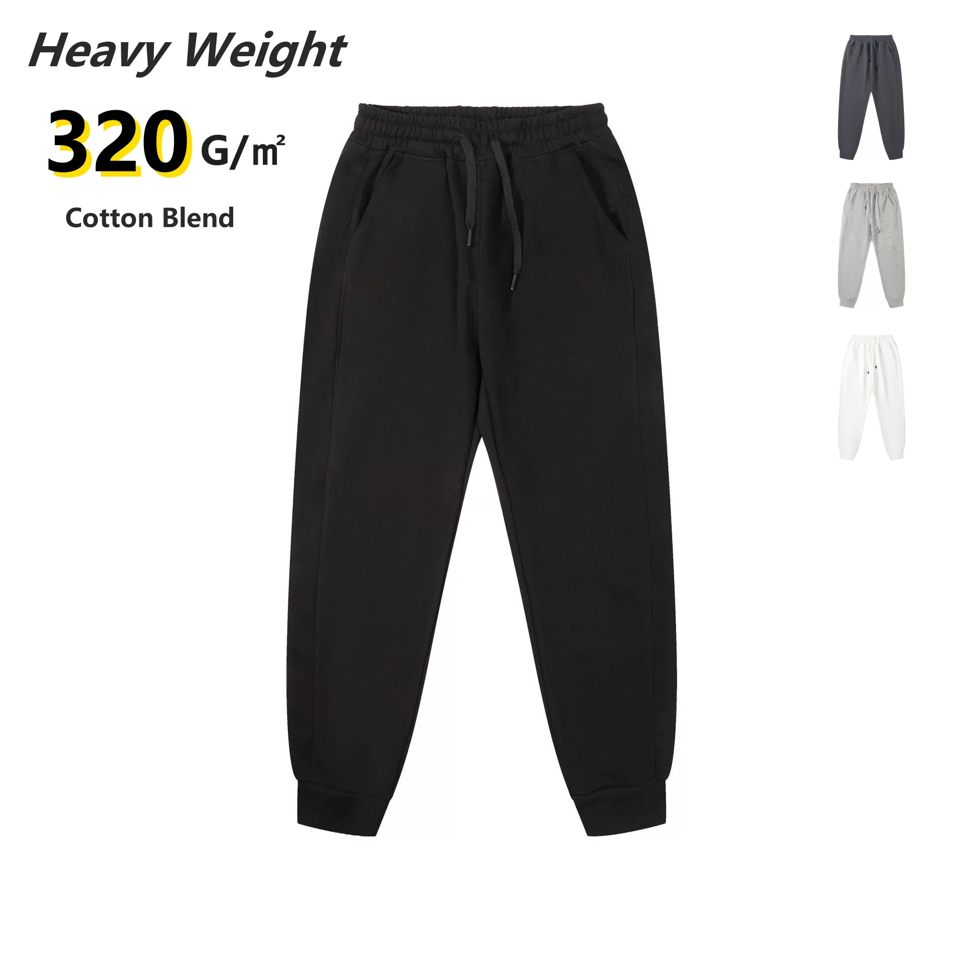 

High Quality Men's Jogger Cotton/Polyester Sweatpants Big Size Sports Baggy Pants Sting Banding Hip Hop Loose Harem Trousers