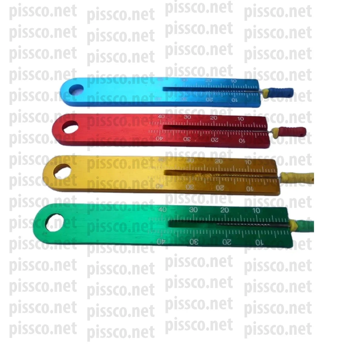 

Dental Endo Aluminum Dental Rulers Measuring Scales Endodontic Finger Ruler Dentist Tools | Endo Finger Ruler Autoclavable