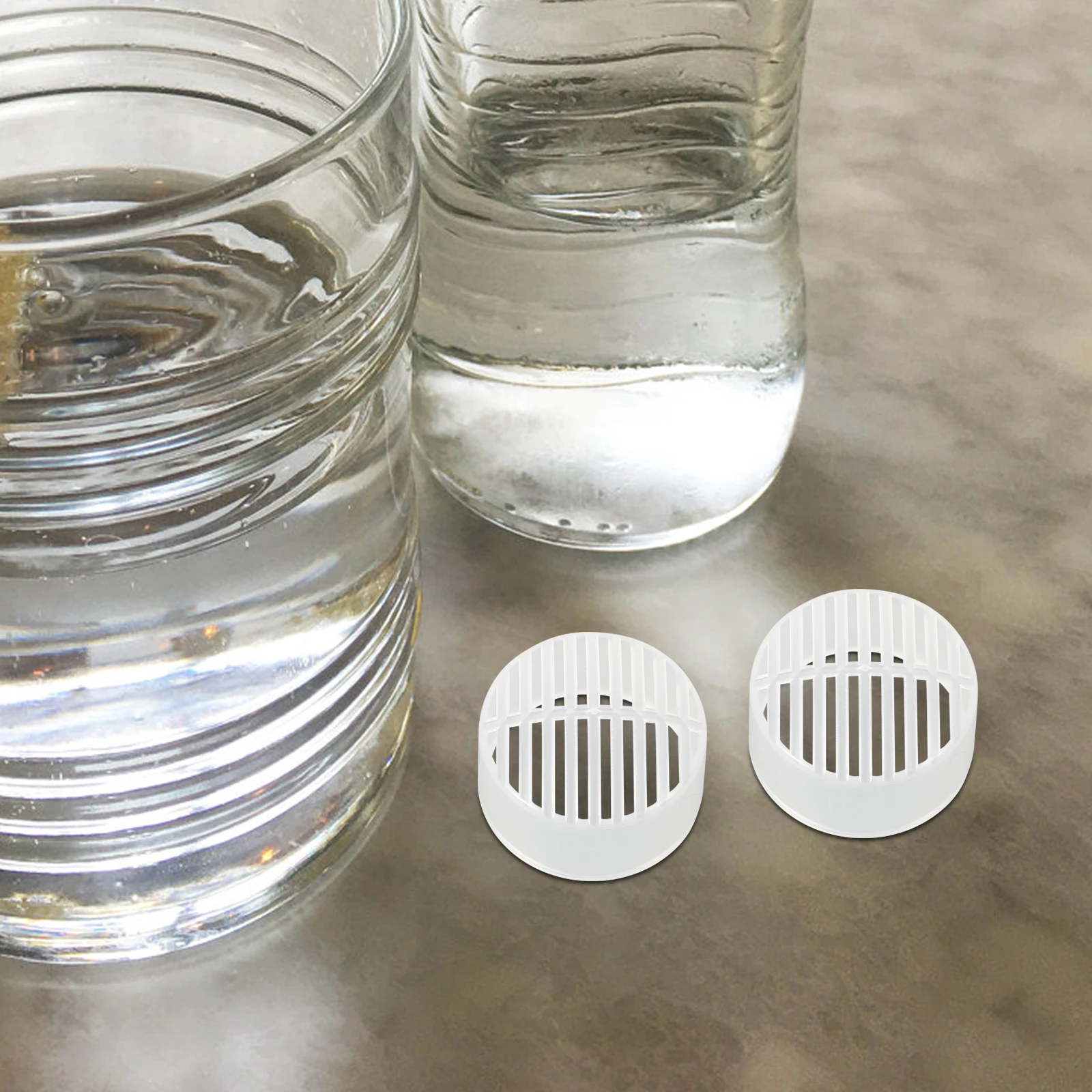 

100pcs Mineral Bottle Filter Tea Cold Coffee Water Tip Mesh Strainer Dispenser PP Brew Travel Food Grade Outdoor Juice Plastic