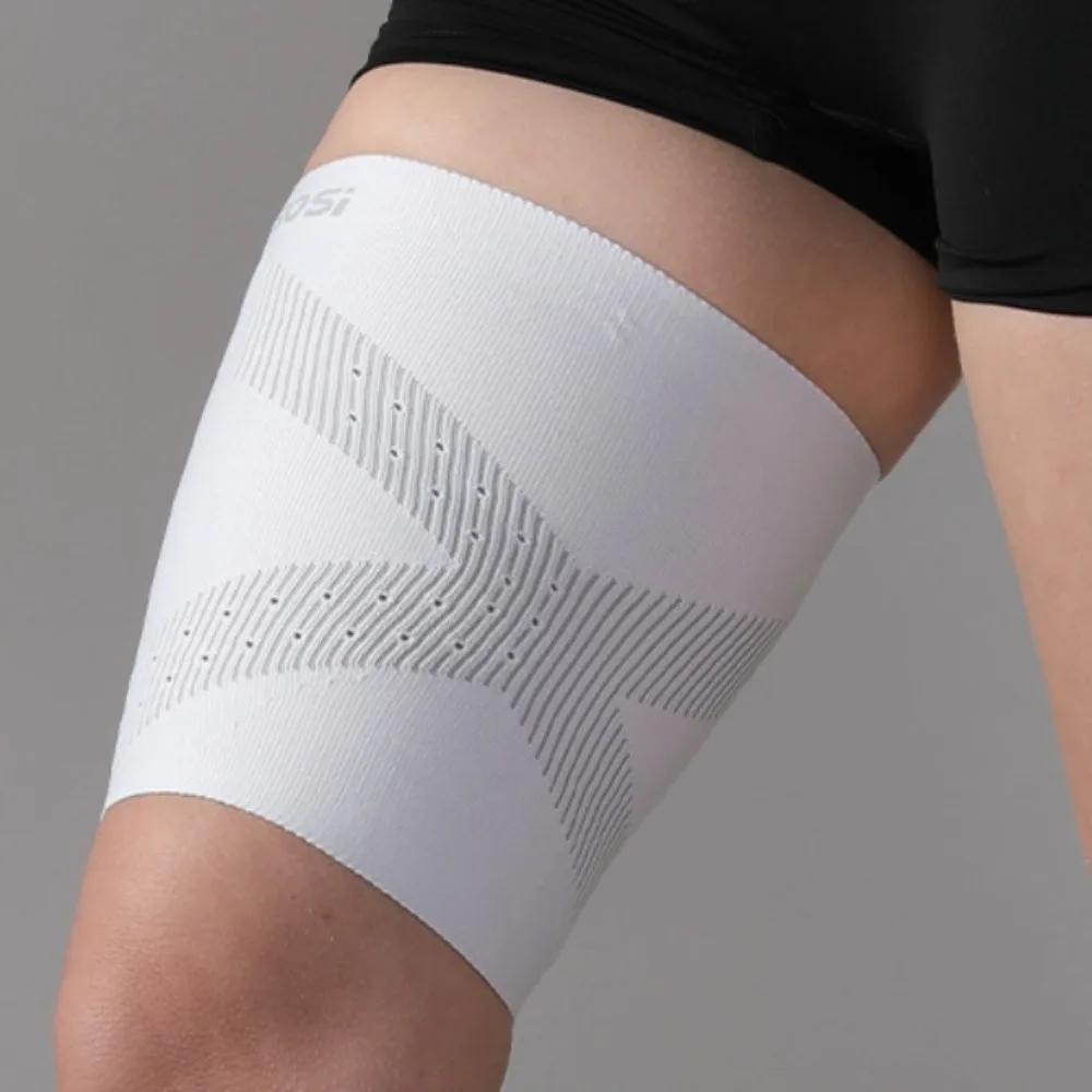 

Thigh Sleeves Thin & Light Leg Guards Breathable Compression Leg Support Elastic Nylon Upper Leg Sleeves Warmers