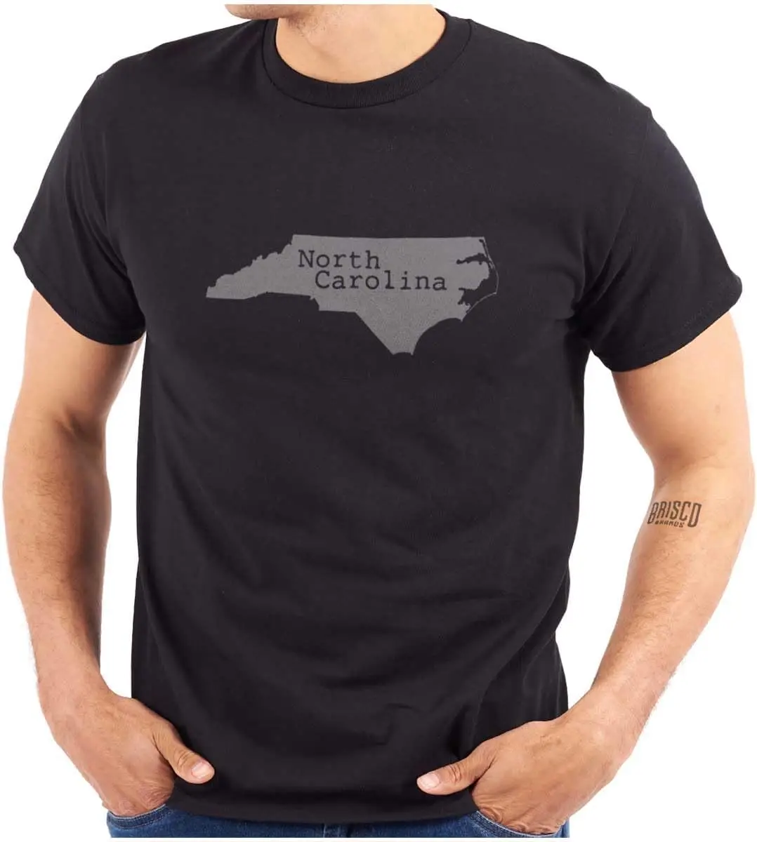 Home State Pride North Carolina Shape Graphic T Shirt Men or Women