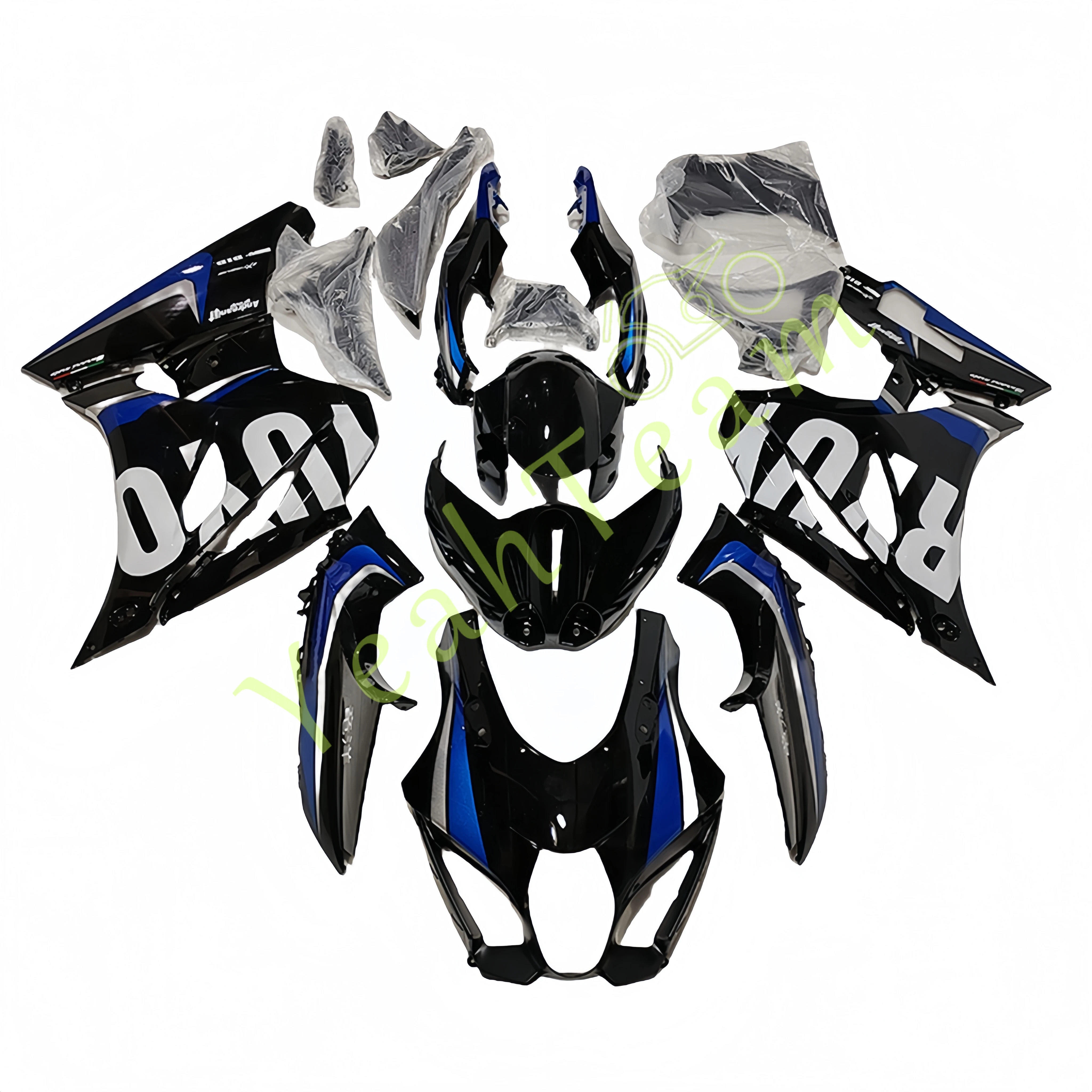 Volledige set Kuip Voor GSX-R1000 2017 2018 2019 2020 2021 2022 2023 2024 K17 GSXR 1000 ABS Plastic Injectie Carrosserie Glanzend Blauw