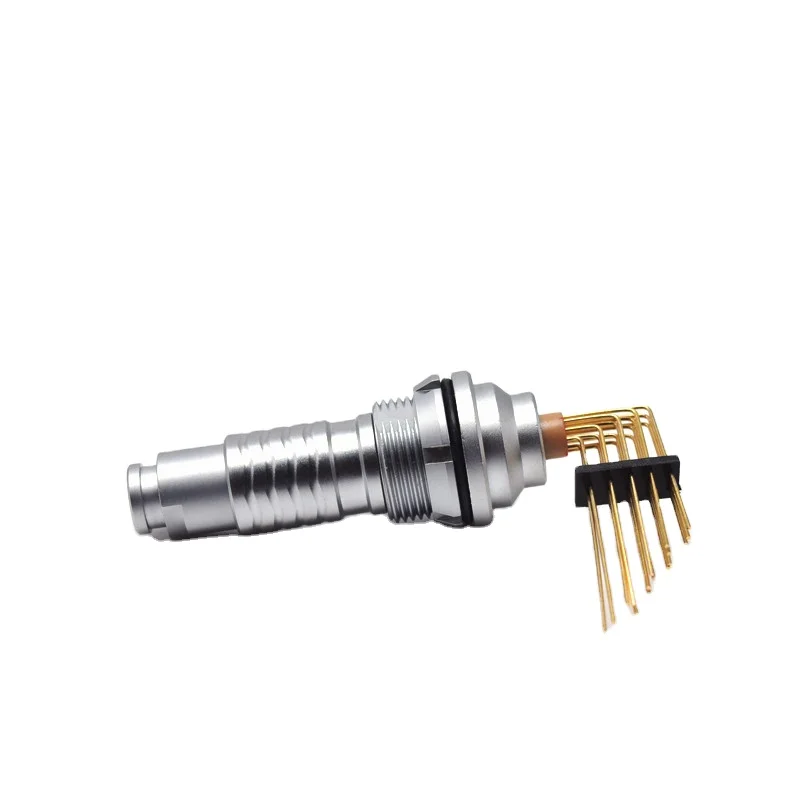 

SZRICO K Series 1K Metal Male and Female Plug 16-pin Long Curved Needle Sheathed Waterproof Quick Push Pull Connector