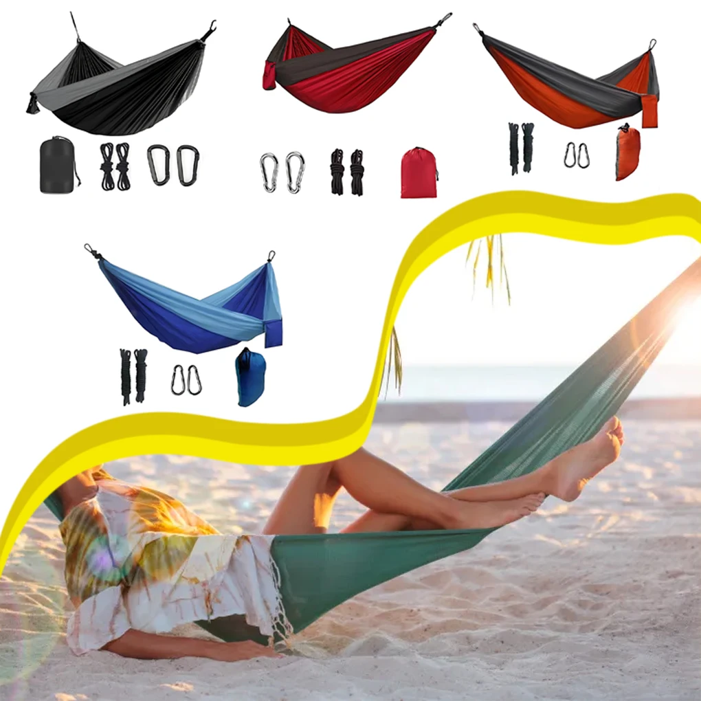 Portable And Lightweight Ultralight Travel Camping Hammock Easy To Set Up Suitable For Indoor black