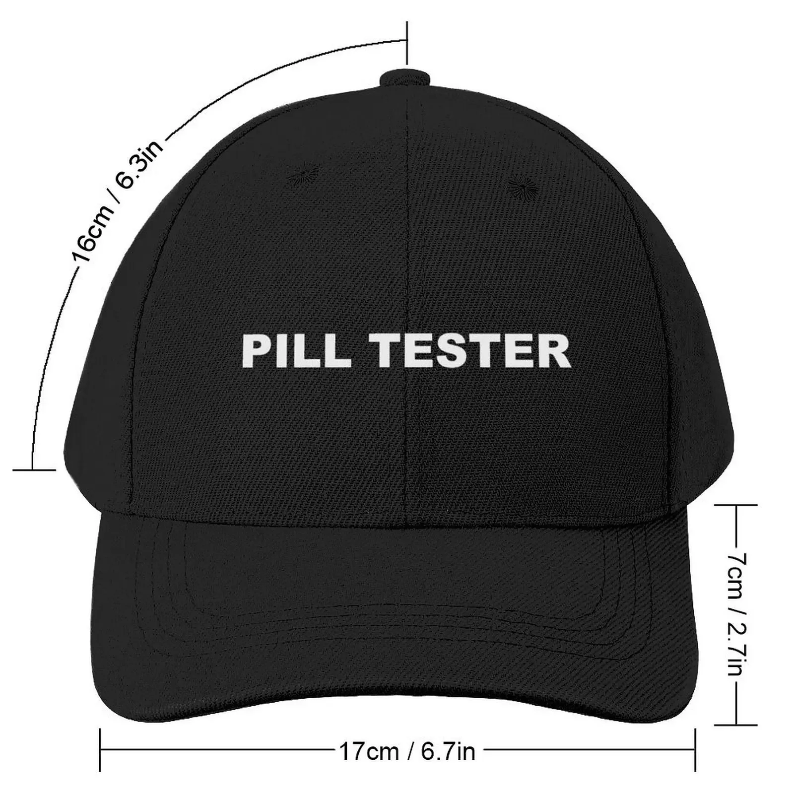 Pill Tester Baseball Cap Bobble Hat Hip Hop Luxury Man Hat birthday Caps For Women Men's