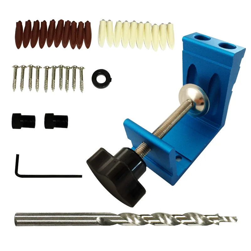 

Woodworking oblique hole positioner 15 degree woodworking punching hole positioner