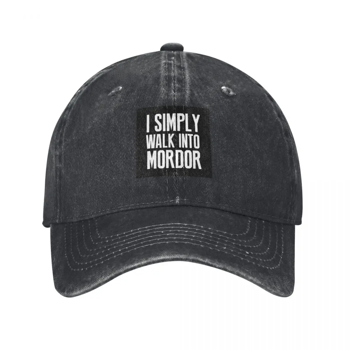 I simply walk into MORDOR Baseball Cap fashionable derby hat Designer Man Women's