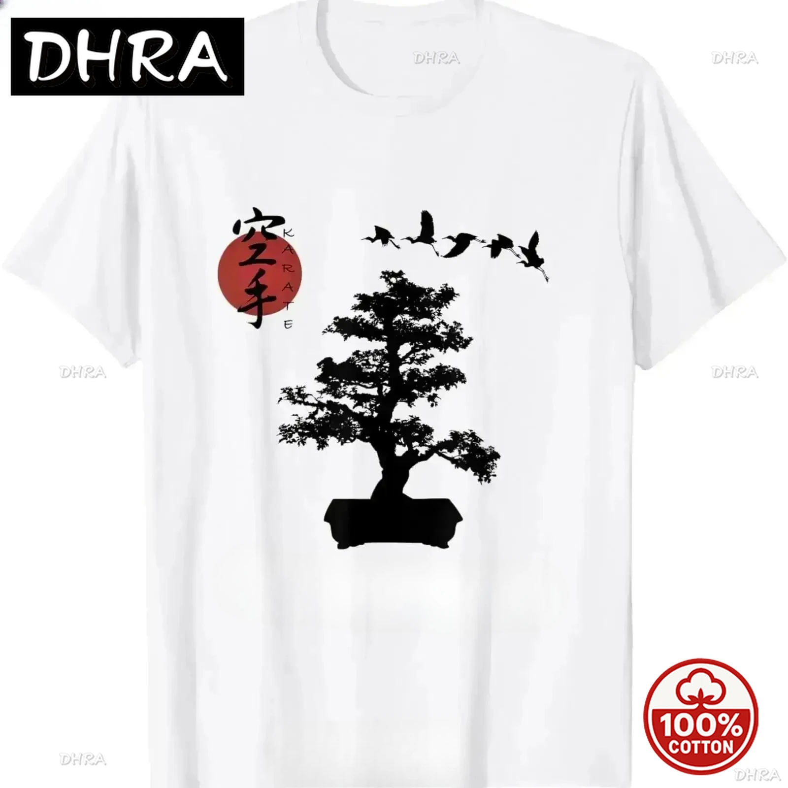 

Oversized Soft Aesthetics T-shirt Bonsai Tree Karate Design Instructors TShirt vintage Breathable designer clothes homme Casual