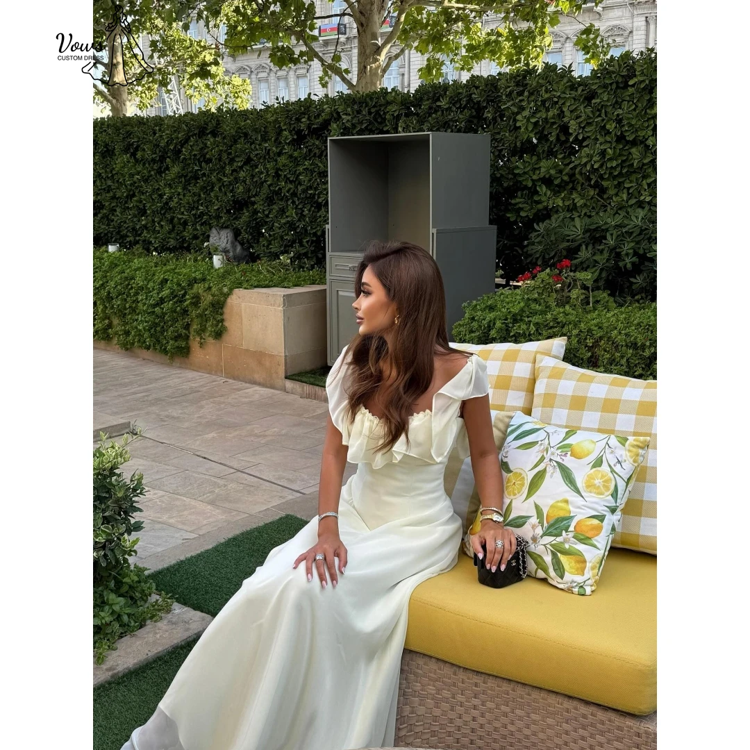 

Vows Line A Luxurious Party Dresses for Special Occasions Satin Cloth Elegant Gowns Women Evening Dress Woman Custom Made Lace