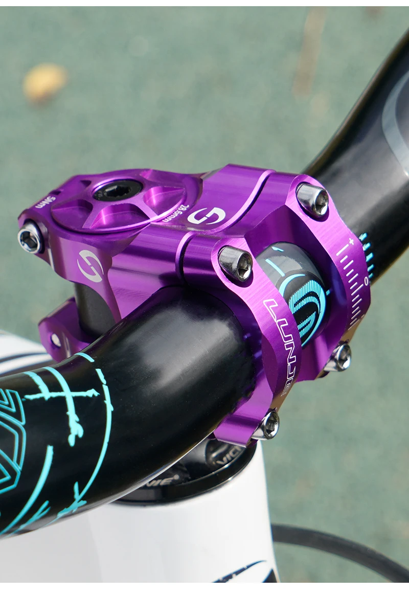CNC Mountainbike Vorbau 31,8mm MTB Rennrad Short Power Aluminium Legierung Hohe Festigkeit Klettern Riser – Detail 9