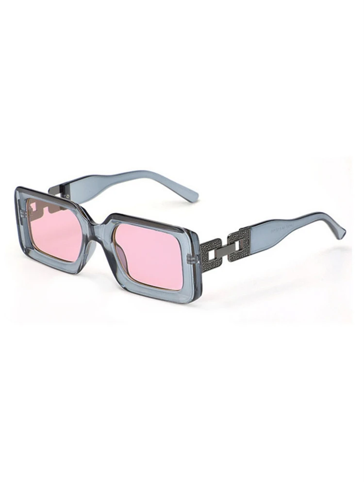 A Pair of PC New Classic Female and Male Sunglasses PC Square Frame INS Fashion Y2K Sunglasses