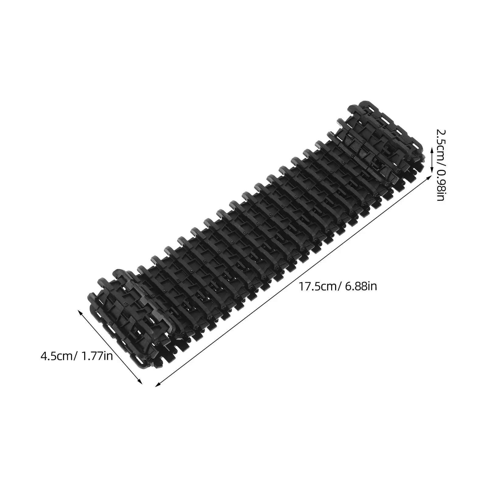 46-Section Modular Tank Track for DIY Robotics Hobby Heavy-Duty Crawler Tread with Anti-Slip Design Stem Learners Track