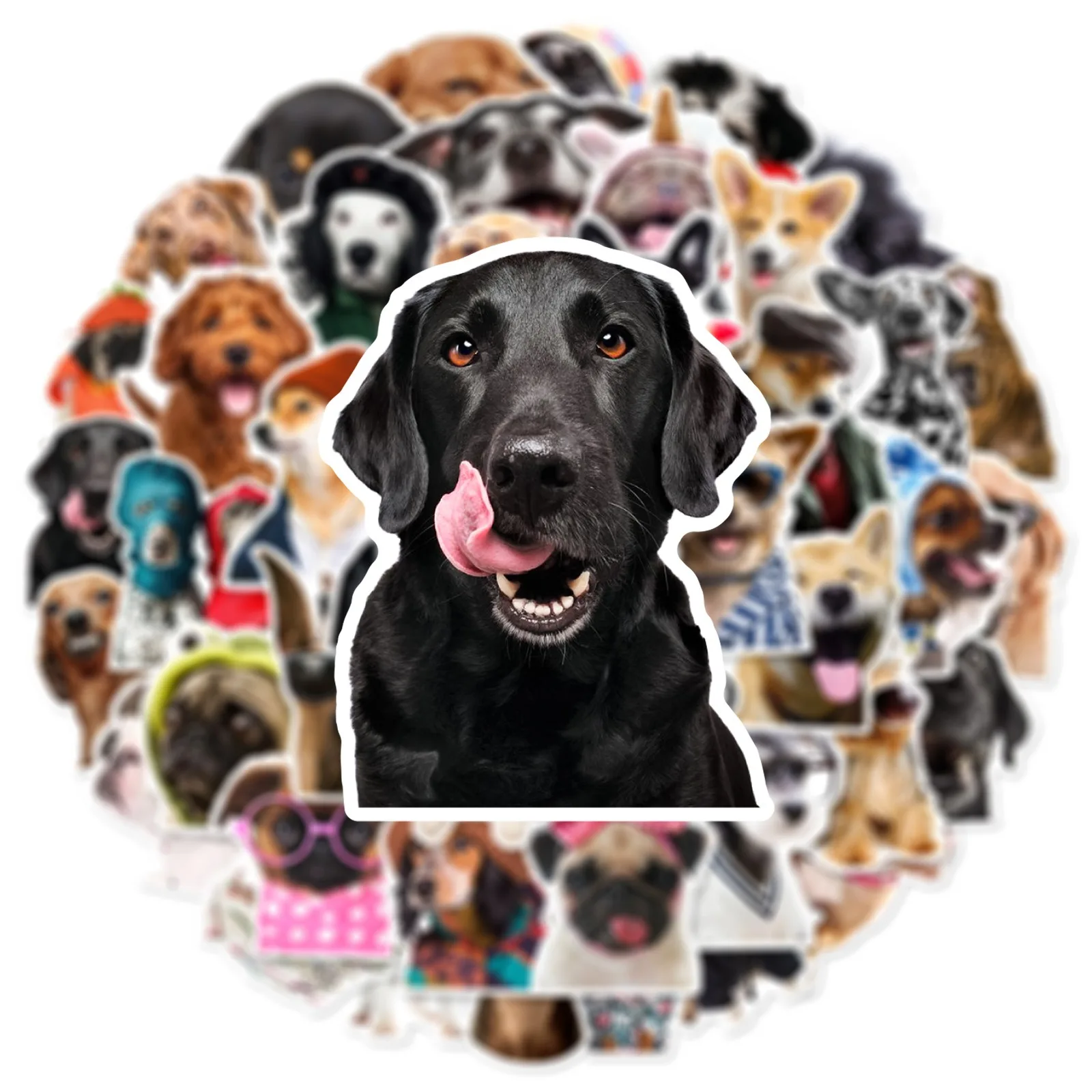 10/25/50pcs Funny Lovely Dog Meme Stickers Graffiti for DIY Decor Stationery Suitcase Water Bottle Phone Laptop Scrapbooking