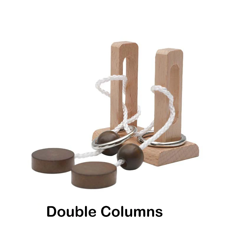 Jeu De Casse-tête à Cordes – Démêlage De Nœuds – Défi Logique – ABS – 20x18 Cm – Dès 3 Ans – Cadeau éducatif