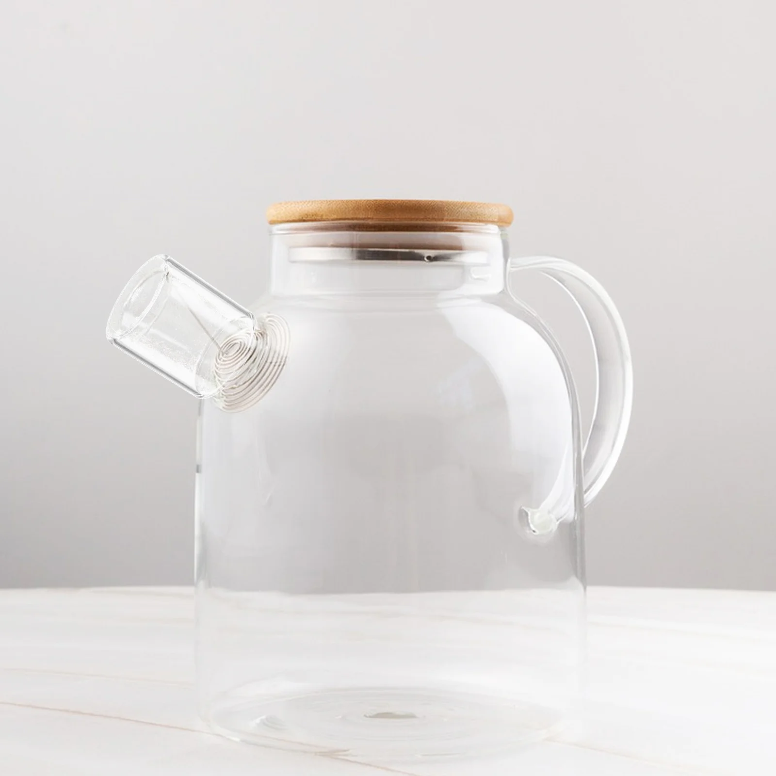

Heat Resistant Borosilicate Glass Teapot Spout Cover Dustproof Cap Kettle Stopper Suitable for Coffee Pot Tea Kettle Water Jug