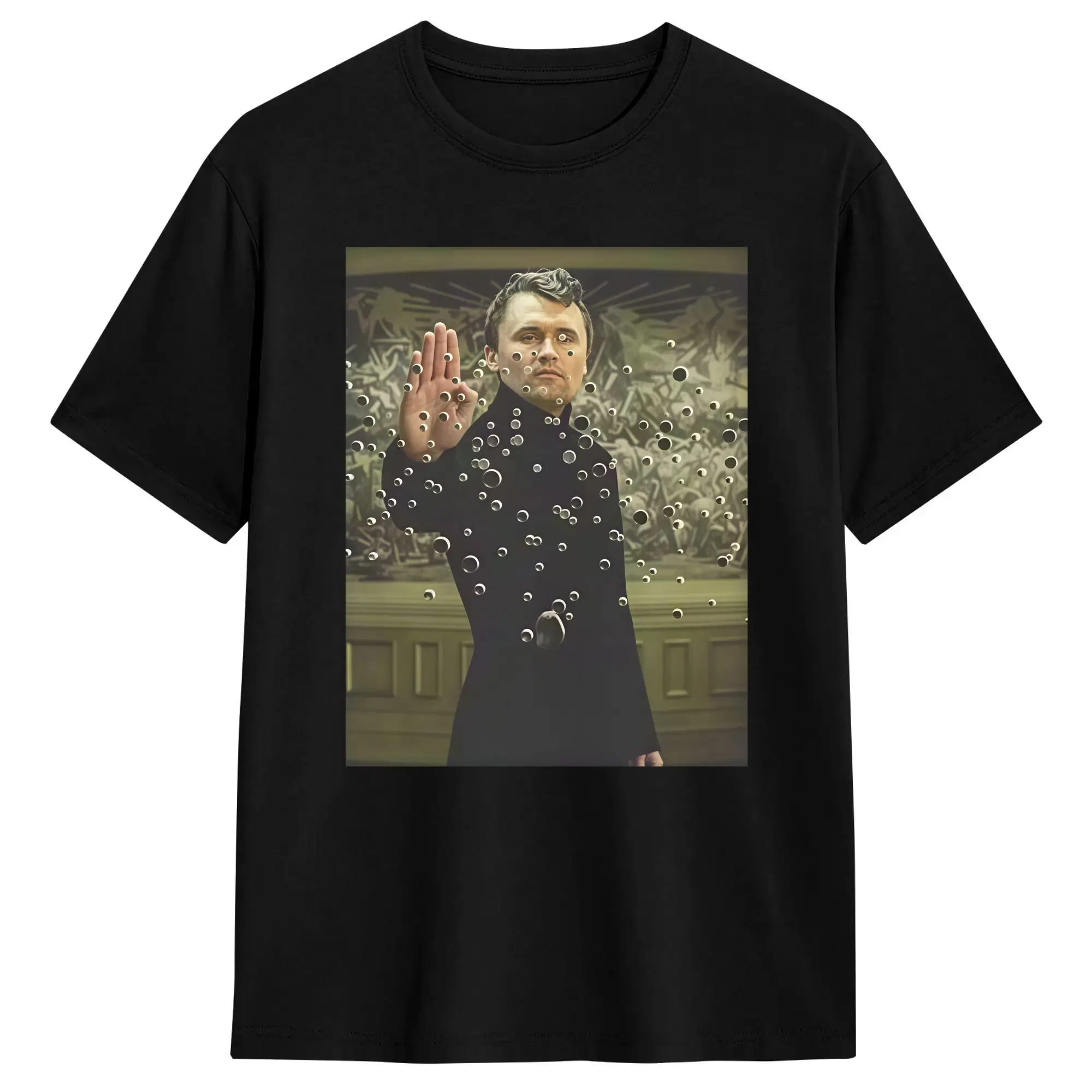 Charlie Kirk Neo Matrix Meme T-Shirt Men  Funny T-Shirts Summer O Neck Leisure Tee Shirt Design Oversized Tops