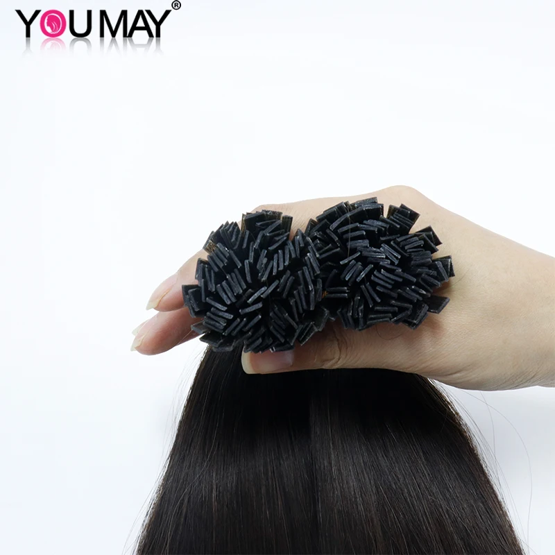 Body Wave K Tip Hair Extensions For Black Women Flat Fusion I Tip Hair Human Hair Bundles Keratin Tip Natural Hair YouMay Virgin