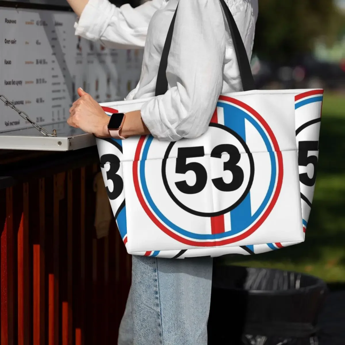 herbie-cnumber-53-the-love-bug-no-beach-tote-bag-sport-gym-yoga-duffle-bolsa-grande-para-mulheres-bolsa-de-viagem-bolsa-fitness