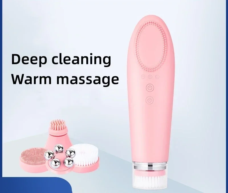 Deep Cleaning and Warm Massage Multifunctional Household Facial and Eye Hot Compress Device