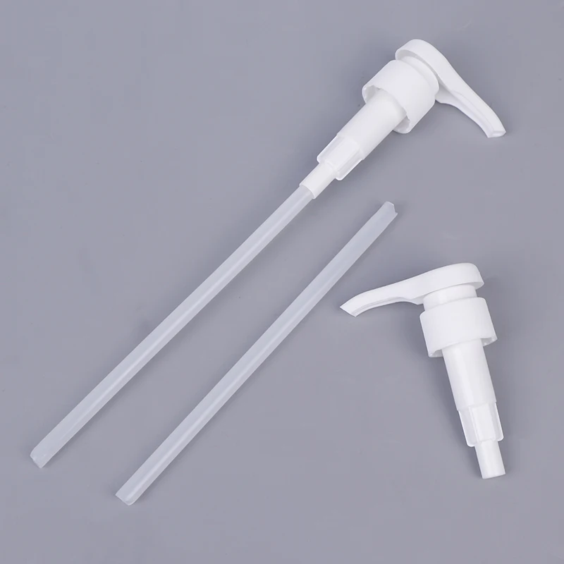 2 Stuks 27.5 Cm Universele Shampoo/Conditioner Pomp Voor Fles 1 L/33.8 Oz 1000 Ml Wit universele Plastic Pomp Hoofd
