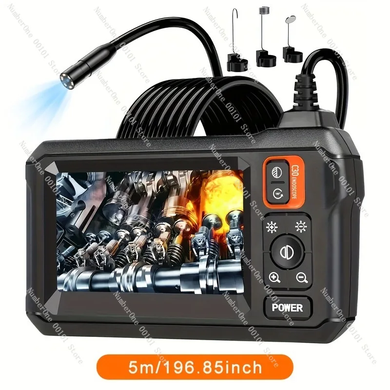 

Endoscope Camera with Light Inspection Hole Camera 4.3 Inch