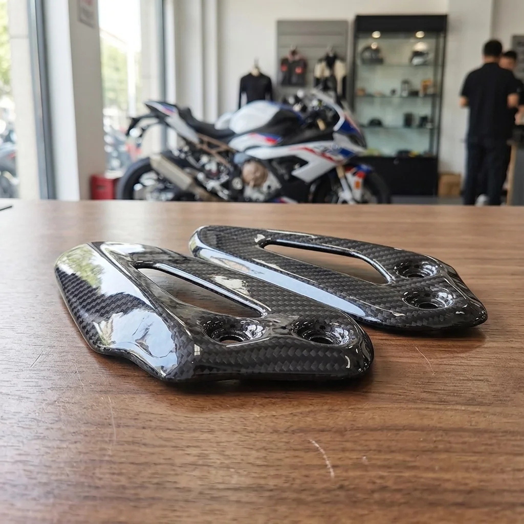 Carbon Fiber Motorcycle Foot Pedal Protection Cover for Triumph Speed Twin 1200 2019-2026 Model Specific Protection