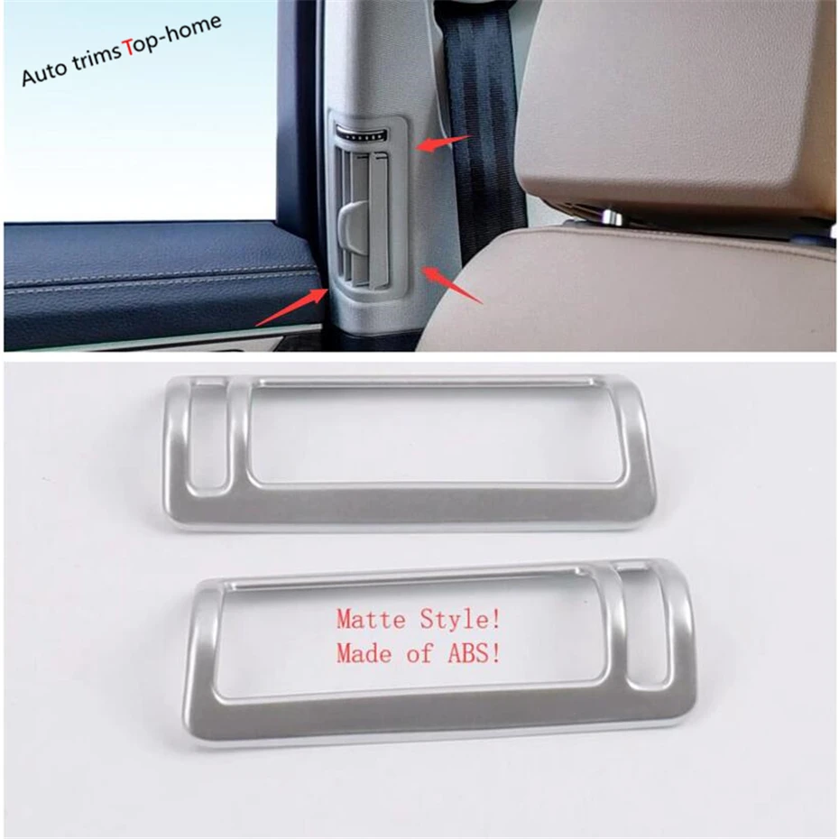 Pillar B Air Conditioning Outlet AC Vent Decoration Frame Cover Trim Fit For Audi A6 C8 2019 - 2023 Car Accessories