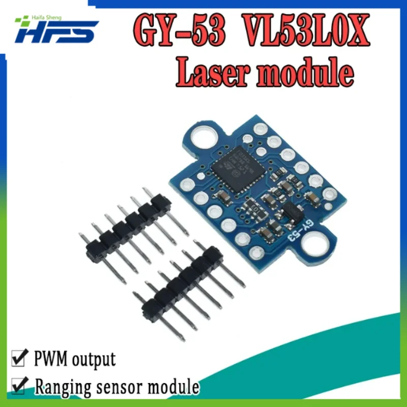 

GY-53 VL53L0X laser ToF flight time Range sensor module Serial PWM output