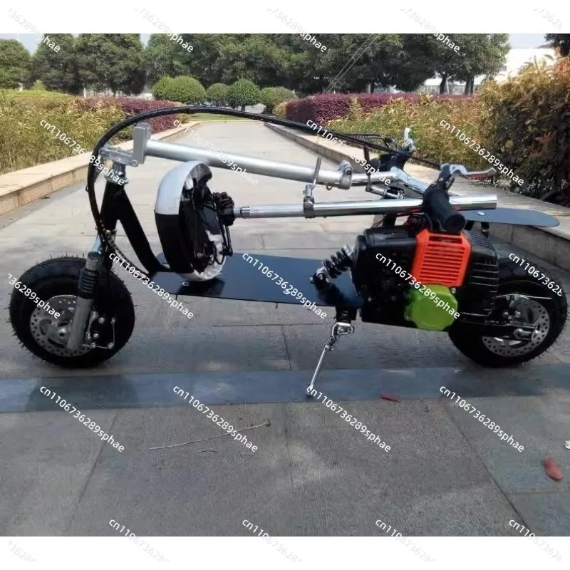 2-stroke Foldable Scooter, Two-stroke Pedal, Mini Scooter, Two-wheeled Scooter, Fuel-powered Vehicle