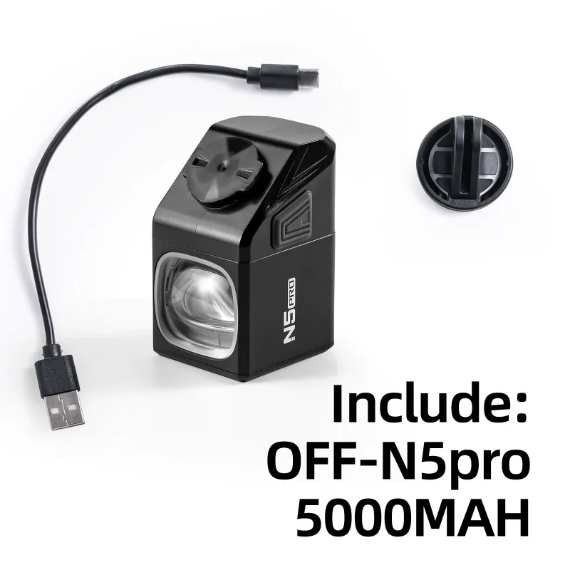 ワイヤレスリモコン自転車ヘッドライト夜間走行用、充電式 Ipx4 防水アンチグレアマウンテンバイクヘッドライト