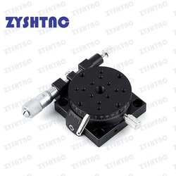 R Axis 60mm RS60-L RSP60-L Manual 360 Degree High Precision Angle Adjustment Platform Optical Rotary Slide Micrometer 40/80/90