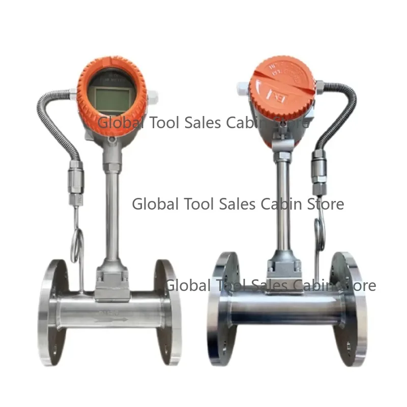 304 Stainless Steel Flow Meter Flange Connection 4-20mA RS485 Output for Steam Compressed Air Biogas Oil Mainland China