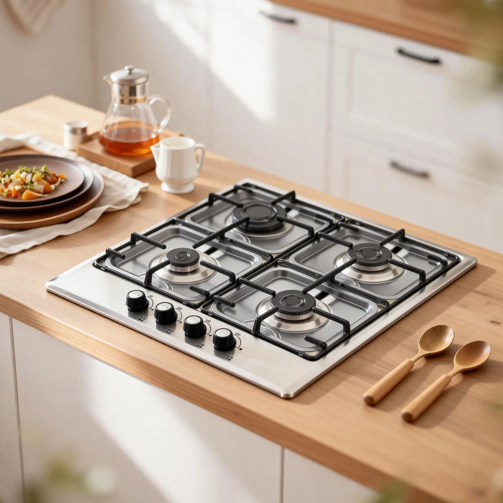 

4 Pcs Burner Electric Drip Pan Stove Top Pans Range Cooktop Covers for Gas Burners