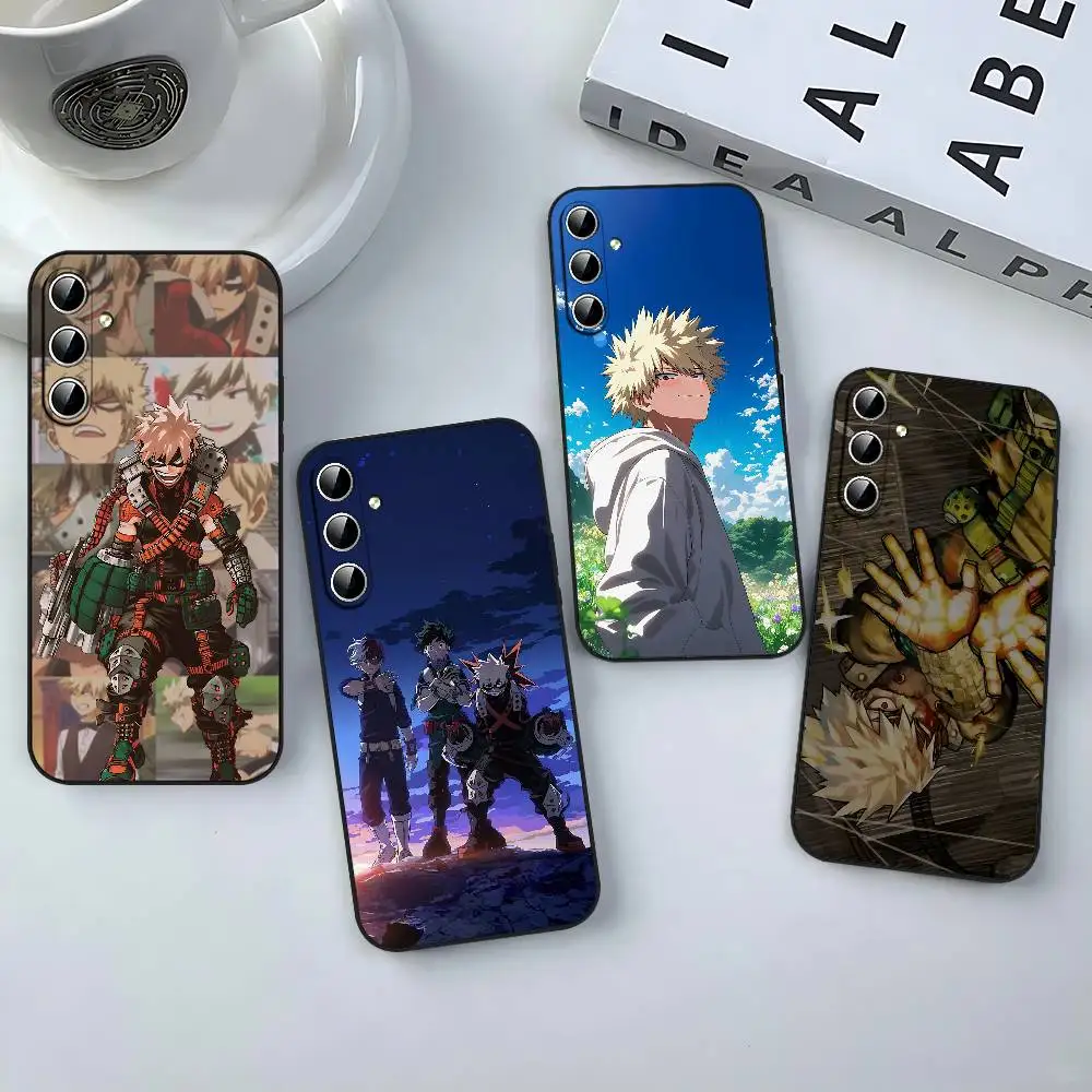 

Bakugo My Hero Academia Phone Case For Samsung Galaxy S24/S25/S22/S30/Note20/Lite/Ultra/5G/Plus/FE Soft Black