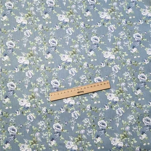 Vintage Pink Blume Baumwollstoff, 160x50 cm, Baumwollbettwäsche, Haarring 8 Hauptabsatzstempelverkäufe - №5