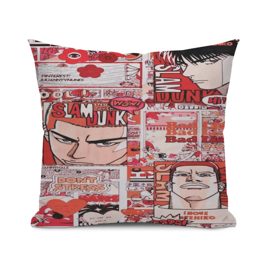 Slam Dunk Cushion Cover 45x45cm Home Decor Sofa Pillow Home Pillowcase