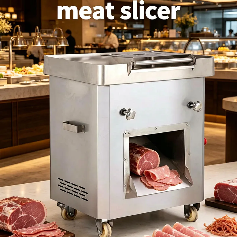 

Multi-function Meat Slicer For Pork Beef Mutton Chicken Breast Meat Cutting Machine Commercial Slicing Shredding Dicing Machine