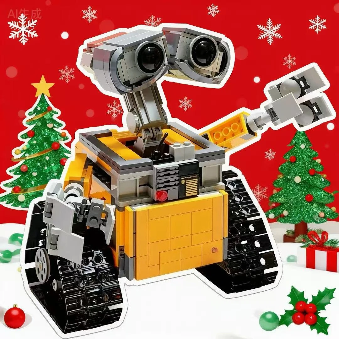 2025 حار 21303 جدار روبوت اللبنات لتقوم بها بنفسك نموذج ديكور المنزل هدية الكريسماس لعب للأطفال الكبار (687 قطعة)
