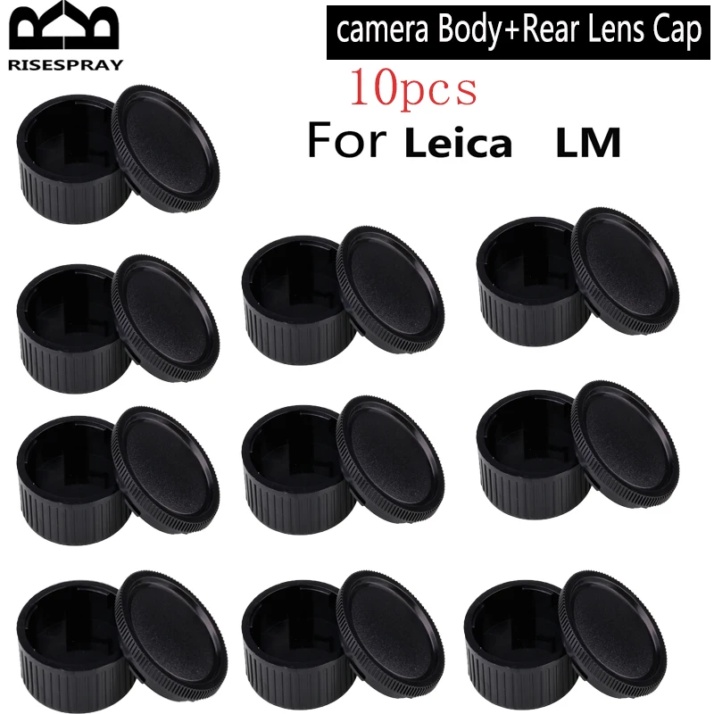 10 PCS Camera Body Cover Rear Lens Cap for Protection Dustproof Plastic Replacement for Leica for M LM Camera Lens M6 M7 M8